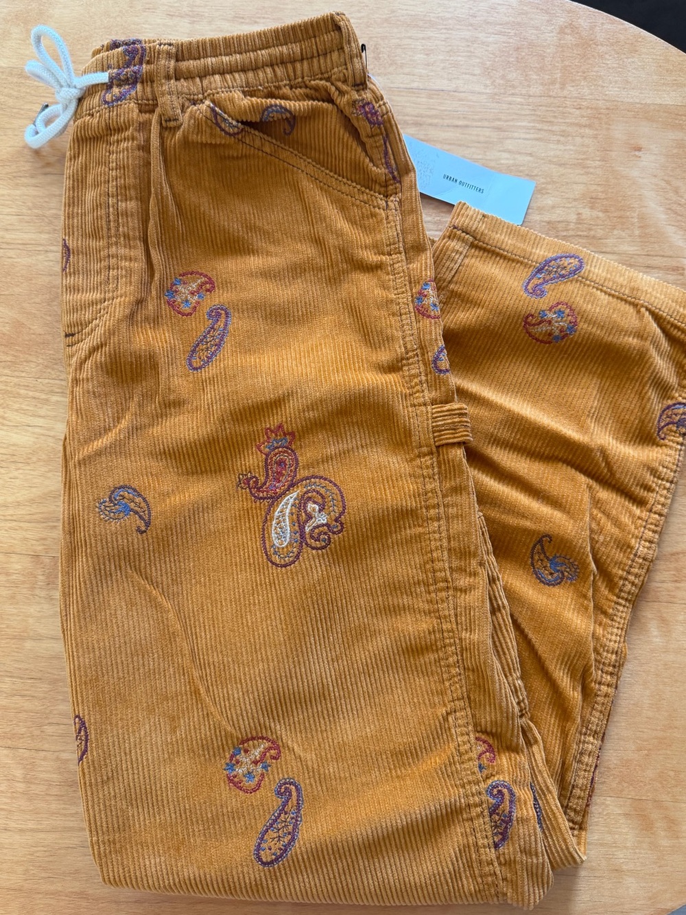 NWT PAISLEY CORDUROYS